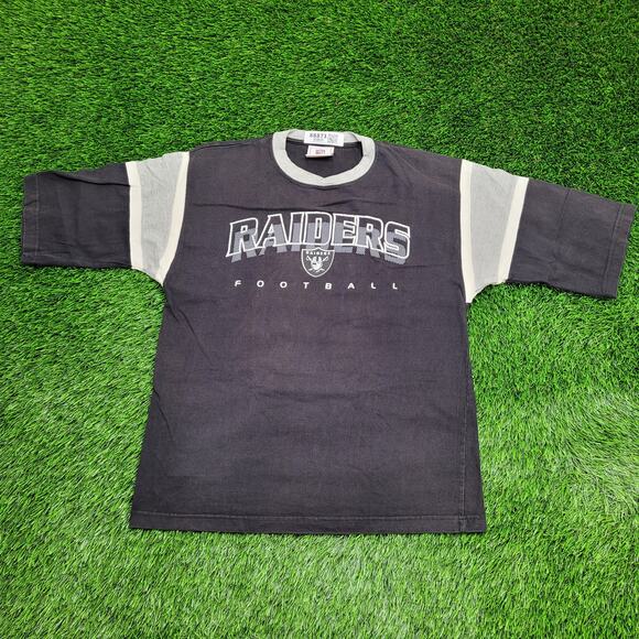 Raiders T-Shirt Mens Medium Oakland Los Angeles Y2K Style - Picture 1 of 12